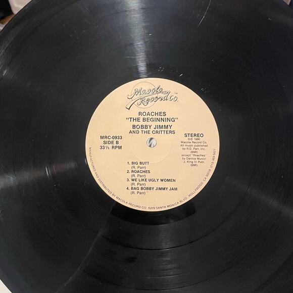 Bobby Jimmy And The Critters LP vintage vinyl record funk - Picture 4 of 4
